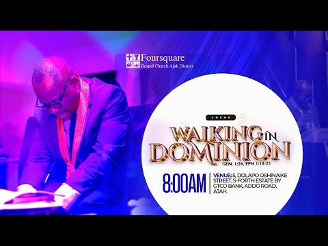 BREAKTHROUGH SERVICE | WALKING IN DOMINION | REV. SEGUN AJIDAGBA