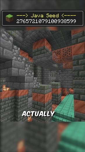 This Minecraft Seed Has A TRIAL CHAMBER IN A STRONGHOLD! #minecraft #minecraftseed
