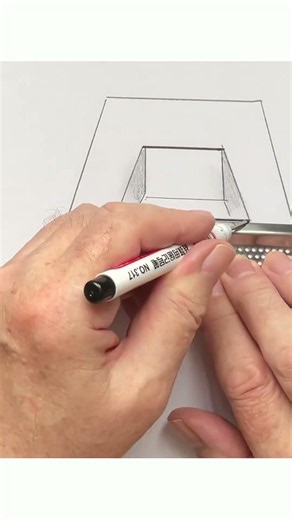 Simple illusion - Draw a Hole Through Paper.