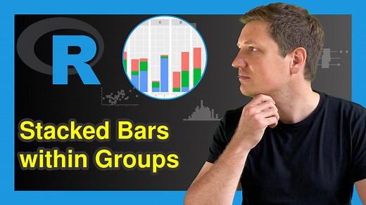 Draw Stacked Bars within Grouped Barplot (R Example) | ggplot2 Barchart
