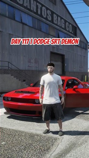 Day 117 | Let’s try every modded cars until GTA 6 release ! Dodge Challenger SRT Demon ! 😈 #fivem