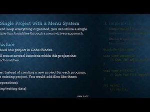 How to Manage Multiple Programs Within a Single Project in Code::Blocks