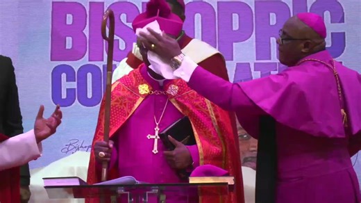 President Boakai attends the consecration ceremony of Bishop-Elect Paye V. Bagnon Jr. | Executive Mansion-Liberia