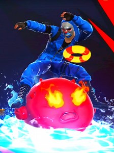 ROMEL BHAI frogs and fire emojis