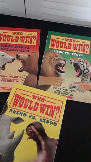 WHO WOULD WIN? | Book Series for Young Readers | Scholastic | Animal Books for Kids | Gift Guide