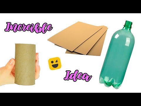 The Best Craft | Recycling Bottles, Cardboard, and Toilet Paper Tubes | DIY Arts and Crafts