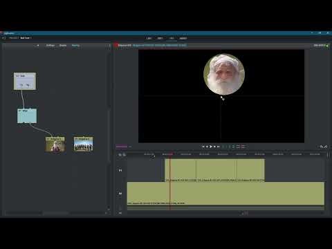 Lightworks 2022: How to Create a Circle Mask With a Wipe Transition.