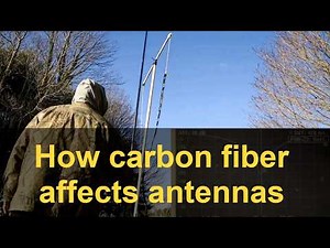 Are antennas altered in the presence of carbon fiber masts