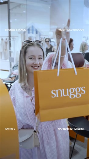 snuggs poprvé NAŽIVO ve Westfield Chodov - Přijďte se podívat a nakoupit exkluzivně novou kolekci 🤩 | snuggs