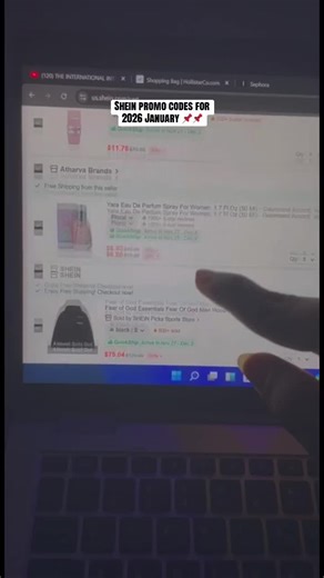 Shein promo codes for 2026 January #shein #fyp #sheincode #new #shopping
