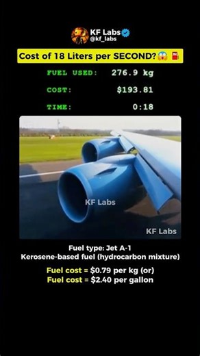 Boeing 747 Burns $600 Fuel in 1 Minute! 🔥✈️