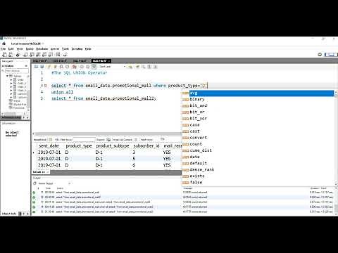 How to Combine the result sets of 2 or more SELECT statements in SQL With Where Clause | #SQLUnion