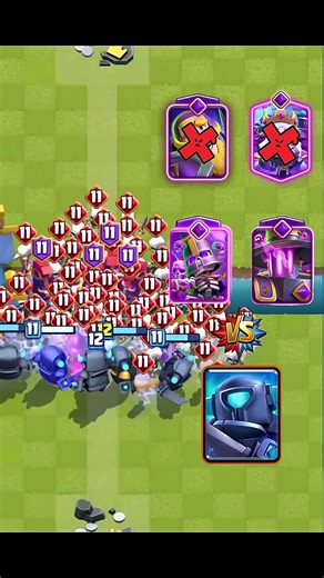 4x Evo Card vs 8x Mini Pekka🔥 #clashroyale