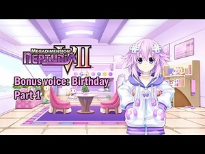 [Eng sub]Megadimension Neptunia VII - Bonus Voice: Birthday, Part: 1 (Visualized)