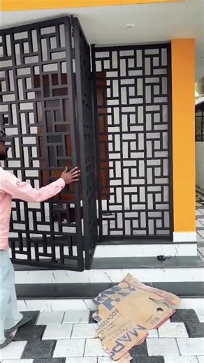 Exclusive Folding Door designs #welding #interiordesign #home #viral #steelworks #cnc #mildsteel