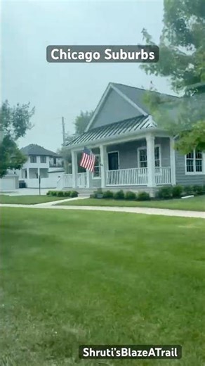 Chicago Suburbs from a Moving Bus | Lisle & Naperville View 🚌 #lisle #naperville #chicago #travel