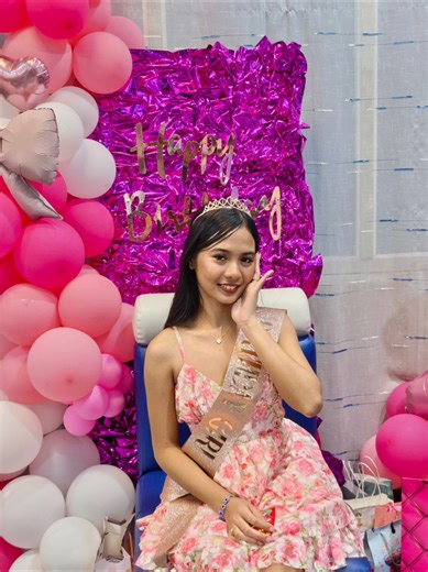 DIY Balloon Setup for an 18th Birthday Party