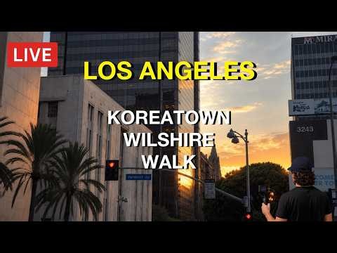 LIVE LOS ANGELES - KOREA TOWN WALK - LA LIVE CAM