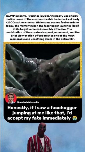 AVP: Alien vs. Predator (2004) This Facehugger Scene Still Works 😭👽