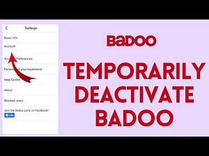 How To Deactivate Badoo Account (2024)