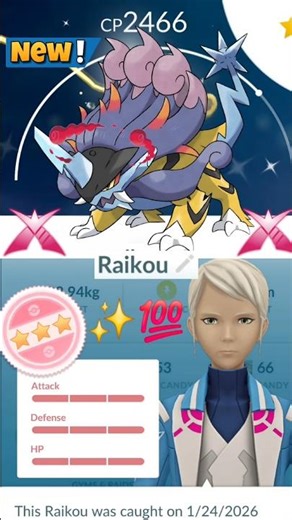 When I Got✨️Shundo Shadow Raikou in Pokemon Go