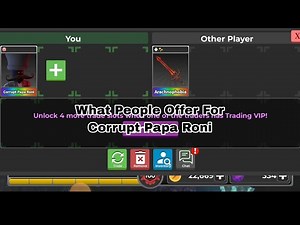 What People Offer For Corrupt Papa Roni || 🔪Survive The Killer