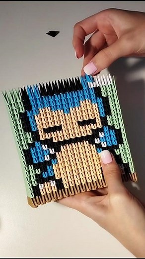 Snorlax Pokemon origami art 💤 #snorlax #origami #pokemon