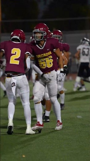 Arcadia High School Varsity Football First Home Game