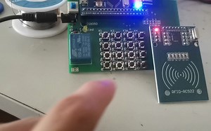 stm32单片机指纹密码锁ic卡门禁系统设计