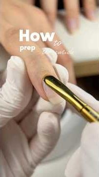 How to prep the cuticle with RÉDI ✨ #howto #nailtutorial #manicure #cuticleprep