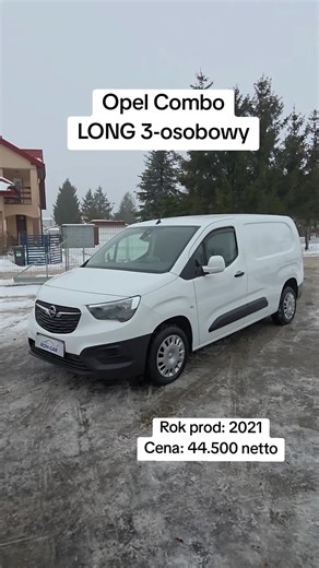 Opel Combo | 3-osobowy | LONG | Rok prod: 2021 | Część ładunkowa cała zabudowana | FV 23% | Więcej informacji udzielę w wiadomosci prywatnej lub na stronie rom-car.otomoto.pl #opel #combo #dostawcze #furgon #dc