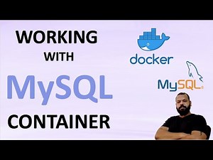 WORKING WITH MYSQL DATABASE CONTAINER