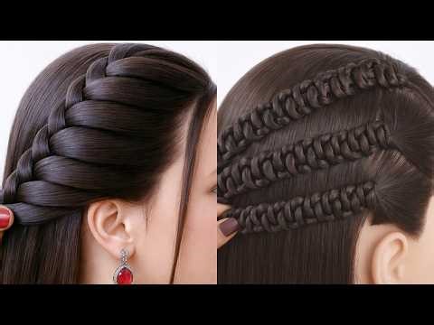 Very Easy & simple hairstyle | Viral Waterfall Braid Hack—Simple, Secure, and Stunning"