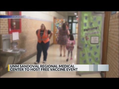 UNM Sandoval Regional Medical Center to host free vaccine event