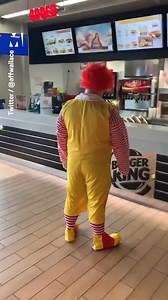 Ronald McDonald is not playing around. | Metro