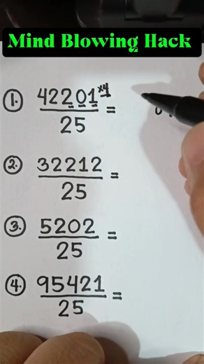 38K views · 165 reactions | Math Mind Blowing Hacks #mathematicstutorial #selfimprovement #CommunitySharing #PersonalGrowth | Mathematics Tutorial | Facebook