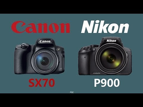 Canon PowerShot SX70 HS vs Nikon Coolpix P900