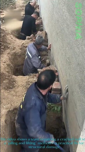 Wall Crack Repair: Using Piling to Lift and Seal a Damaged Wall