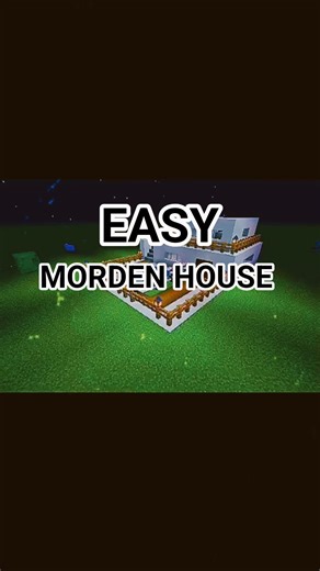 Minecraft easy Morden house #shorts #Minecraft