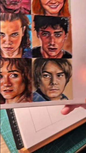 Stranger things | drawing characters #strangerthings #art #drawing