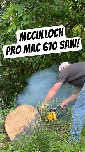 60cc McCulloch Pro Mac 610 Chainsaw (1980s - 90s)