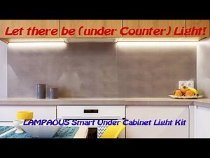 LAMPAOUS Smart Under Cabinet Light Kit