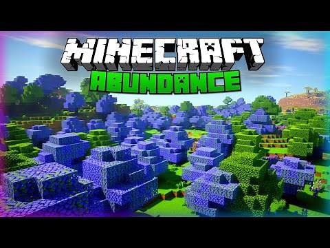 Minecraft: Lavender Fields, New Flowers, and MORE! | Abundance Mod | 1.16.5