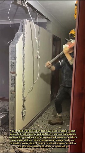 The Fastest Wall Demolition Method Contractors Are Using Right Now!