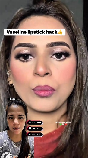 35 reactions · 25 comments | Perfect shiny gloss and lipstick hack  #credittotherightfulownerofthisvideo #beautyhacks #lipstick #lifehacks #fblifestyle #everyonehighlights | Shiela A. Robles | Facebook