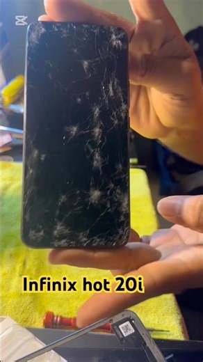 Remplazo pantalla hot 20i modo variado militar😎🙏 #fermincell #smartphone #chorts #repair #guardia