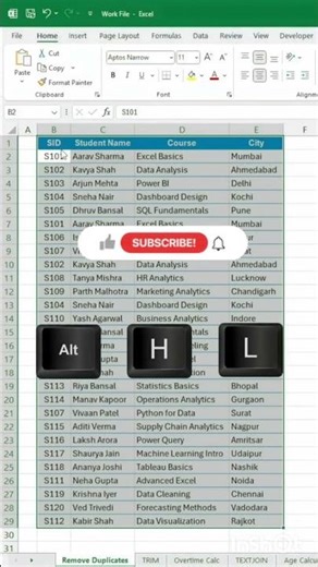 @REMOVE DUPLICATE DATA IN EXCEL SHEET