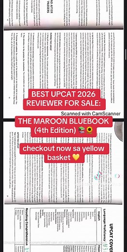 Essential UPCAT 2026 Reviewer - The Maroon Bluebook