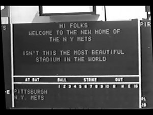 April 1964 - Pirates at Mets, Inaugural Game at Shea Stadium (Highlights)