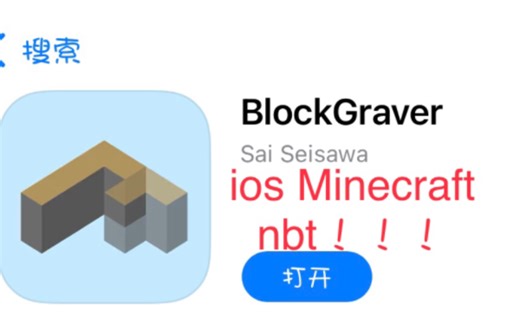 [全网首发]ios Minecraft nbt修改32k！！ ！ blockgraver